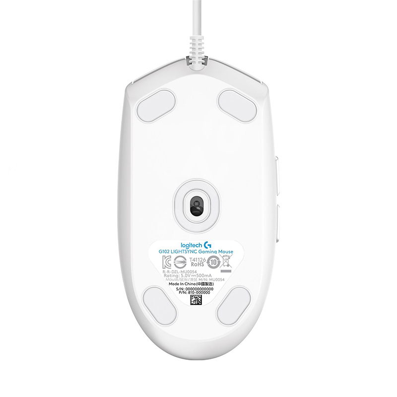 Logitech G102 - LIGHTSYNC Gaming Mouse - White 04