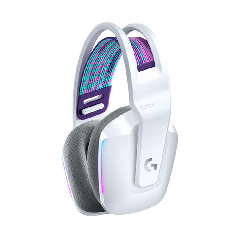 Logitech G733 - LIGHTSPEED Wireless RGB Gaming Headset - White 04