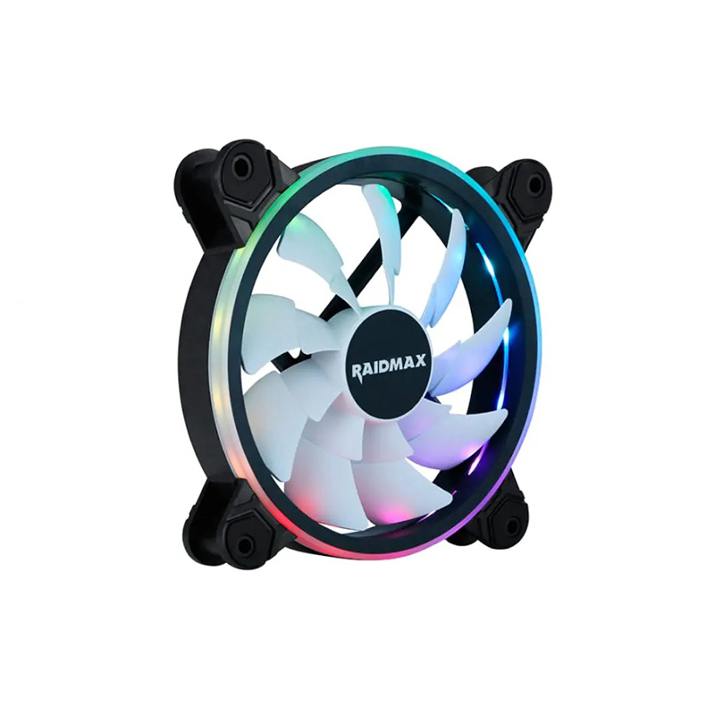 RAIDMAX T120F - 120mm ARGB Fan - 3 Pack - Black 02