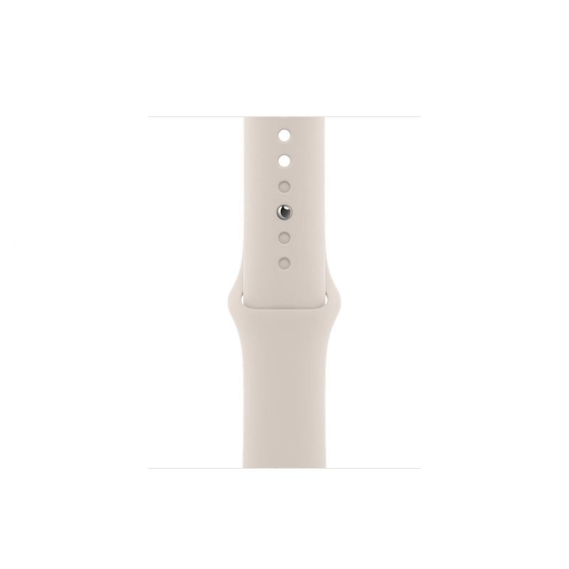 Apple Watch - Series 7 - 41mm Starlight Aluminum - Starlight Sport Band 02