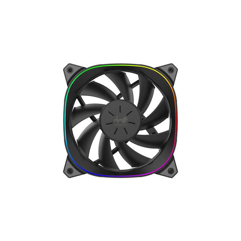 InWin Sirius Extreme ASE120 | 120mm ARGB Fan | 3-Pack | Bundled ARGB Controller | Black