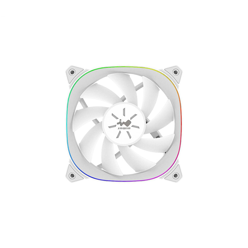 InWin Sirius Extreme ASE120P | 120mm ARGB Fan | 3-Pack | Bundled ARGB Controller | White