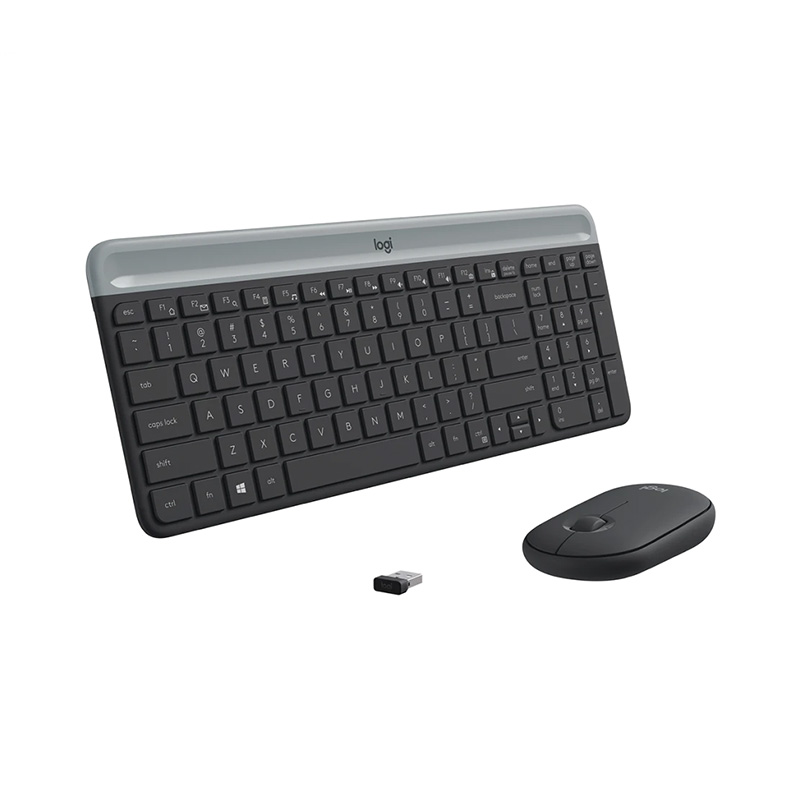 Logitech MK470 | Slim Wireless Keyboard and Mouse | Graphite