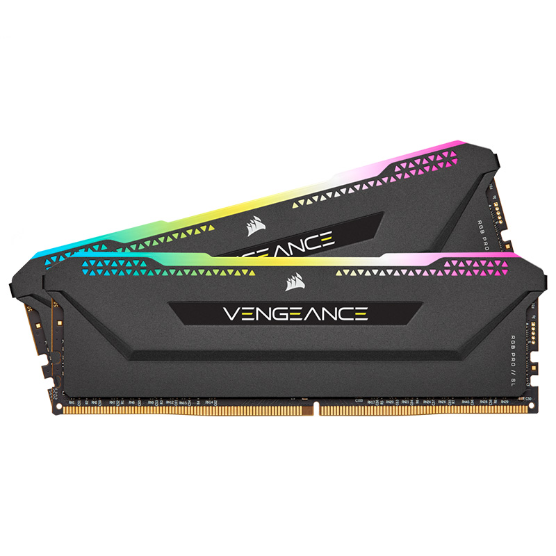 Corsair Vengeance RGB Pro SL | 16GB DDR4-3200 Kit | 2x8GB | Black