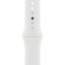 Apple Watch Series 8 | 45mm Silver Aluminum | White Sport Band