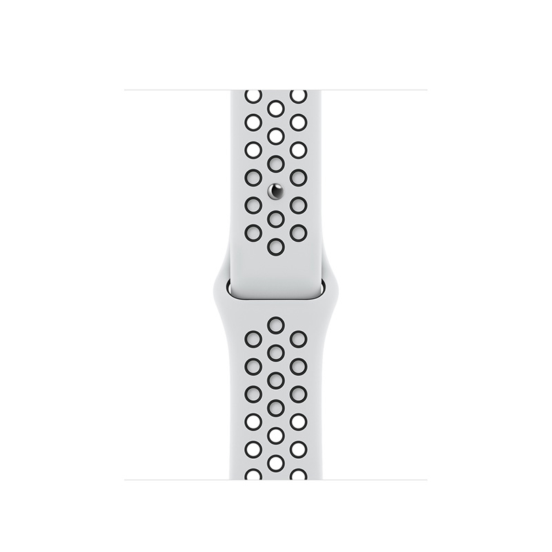 Apple Watch SE | 44mm Silver Aluminum | Platinum Black Nike Band