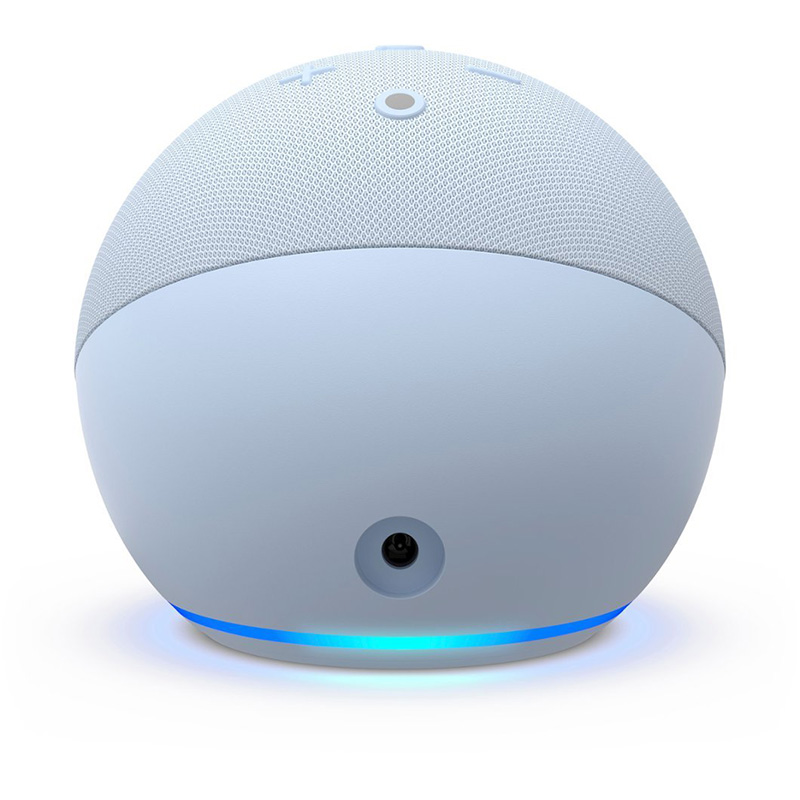 Amazon Echo Dot with Clock | 5th Gen | Cloud Blue