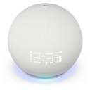 Amazon Echo Dot with Clock | 5th Gen | Glacier White