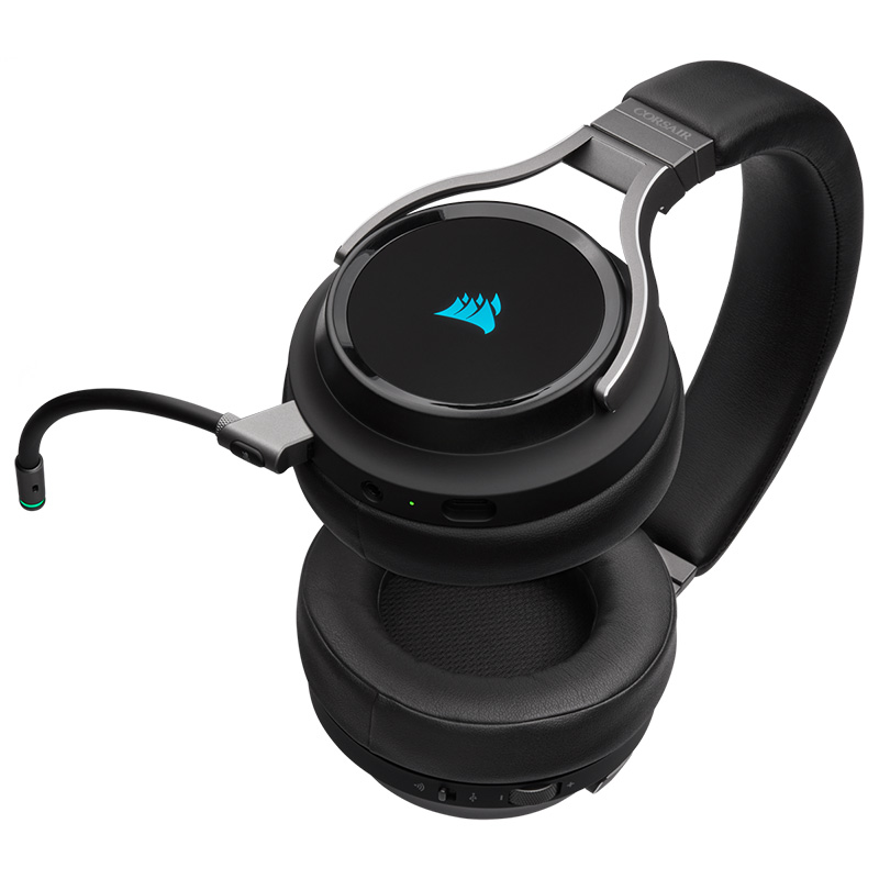 Corsair Virtuoso RGB Wireless High-Fidelity Gaming Headset - Carbon
