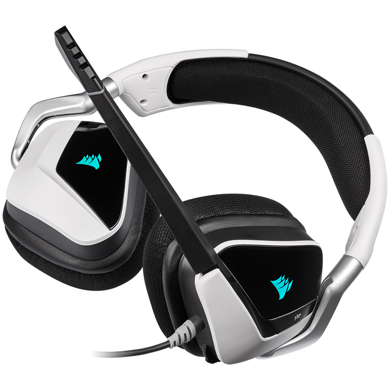 Corsair VOID RGB ELITE 7.1 USB Premium Gaming Headset - White