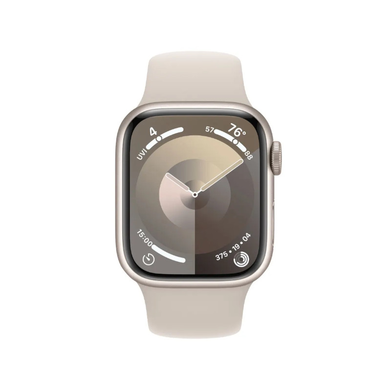 Apple Watch Series 9 | 41mm Starlight Aluminum | Starlight Sport Band | S/M