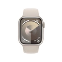 Apple Watch Series 9 | 45mm Starlight Aluminum | Starlight Sport Band | S/M