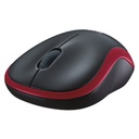 Logitech M185 Wireless Mouse - Red