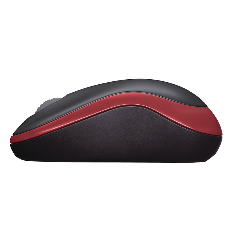 Logitech M185 Wireless Mouse - Red