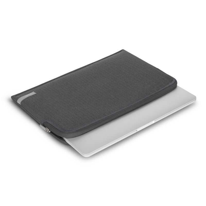 Moshi Pluma - 13" Laptop Sleeve - Herringbone Grey
