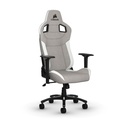 Corsair T3 Rush - Fabric Gaming Chair - Grey with White