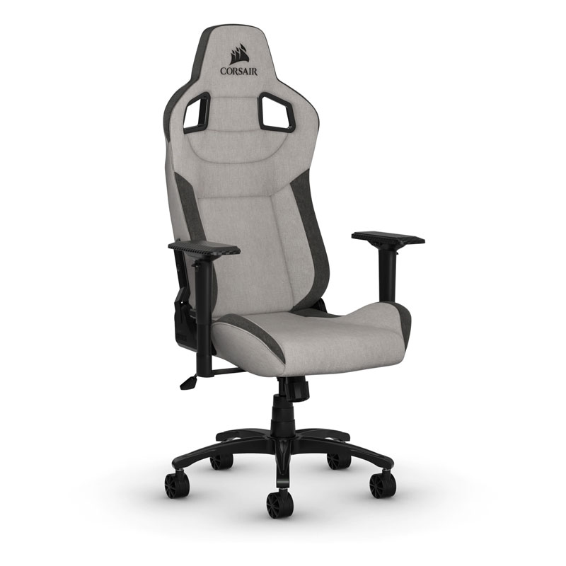 Corsair T3 Rush - Fabric Gaming Chair - Grey with Black