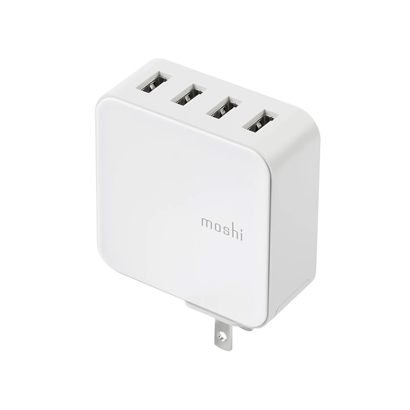 Moshi ProGeo 4-Port USB Wall Charger (35 W)