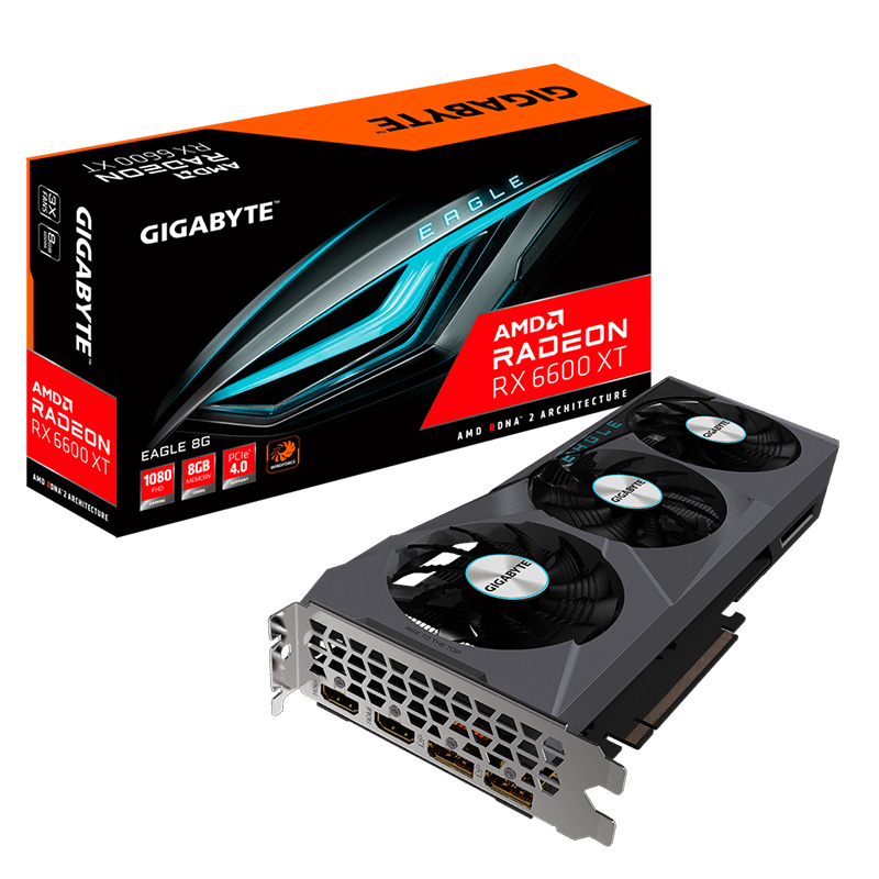 Gigabyte Radeon RX6600 XT Eagle - 8GB GDDR6