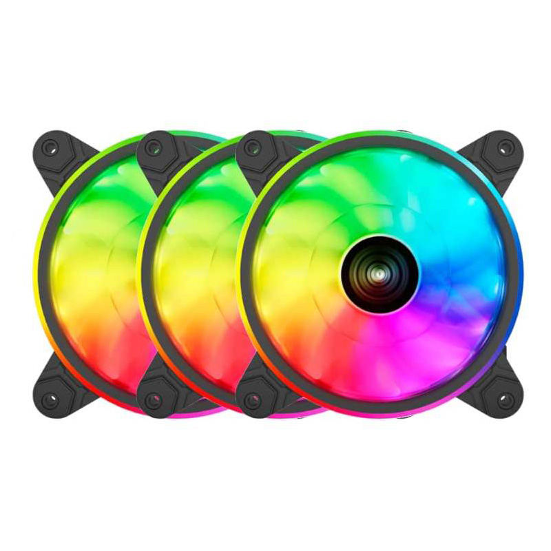 RAIDMAX T120F | 120mm ARGB Fan | 3 Pack | Black