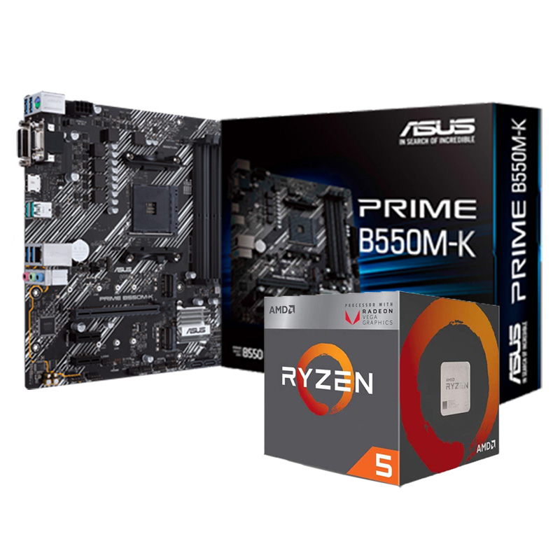 AMD Ryzen 5-3350G | B550M-K Prime | Bundle Kit