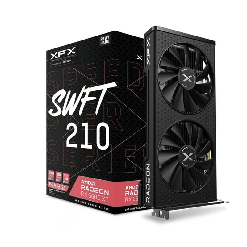 [GPU-XFX-RX66XL8L8LFDG] XFX Radeon RX6600 Speedster SWFT | 8GB GDDR6