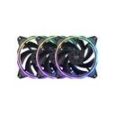 InWin Sirius Loop ASL120 | 120mm ARGB Fan | 3-Pack | Bundled ARGB Controller | Black