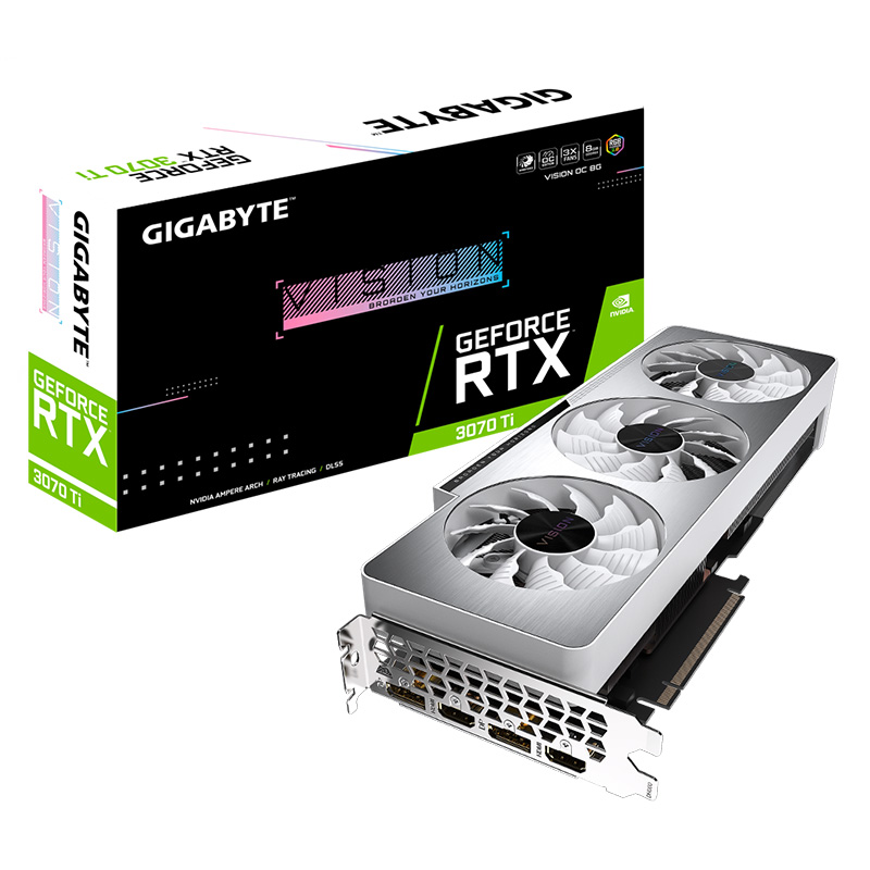 Gigabyte GeForce RTX 3070 Ti Vision OC | 8GB GDDR6 | Free 1TB SSD