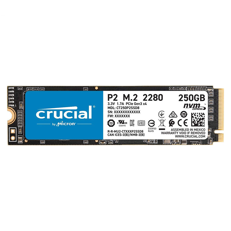 Crucial P2 Series SSD | M.2 NVME | 250GB