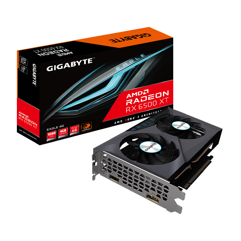 Gigabyte Radeon RX6500 XT Eagle | 4GB GDDR6