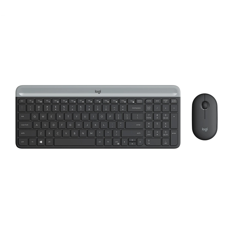 Logitech MK470 | Slim Wireless Keyboard and Mouse | Graphite