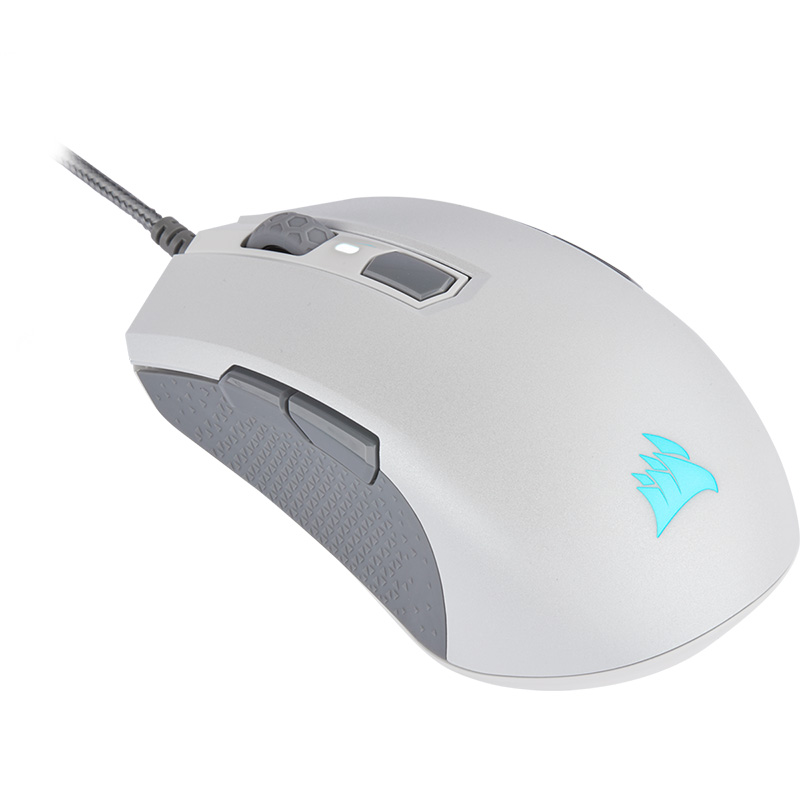 Corsair M55 RGB Pro | Ambidextrous Multi-Grip Gaming Mouse | White
