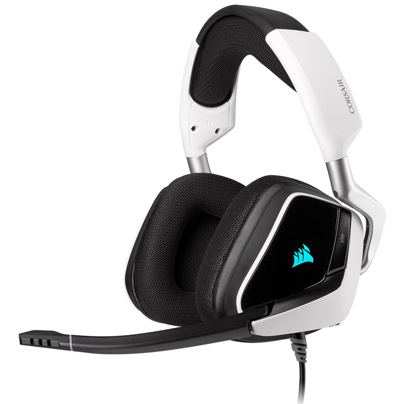 Corsair VOID RGB ELITE 7.1 USB Premium Gaming Headset | White