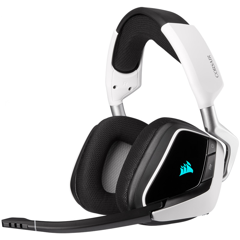 Corsair VOID RGB ELITE 7.1 Wireless Premium Gaming Headset - White