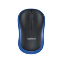 Logitech M185 Wireless Mouse - Blue