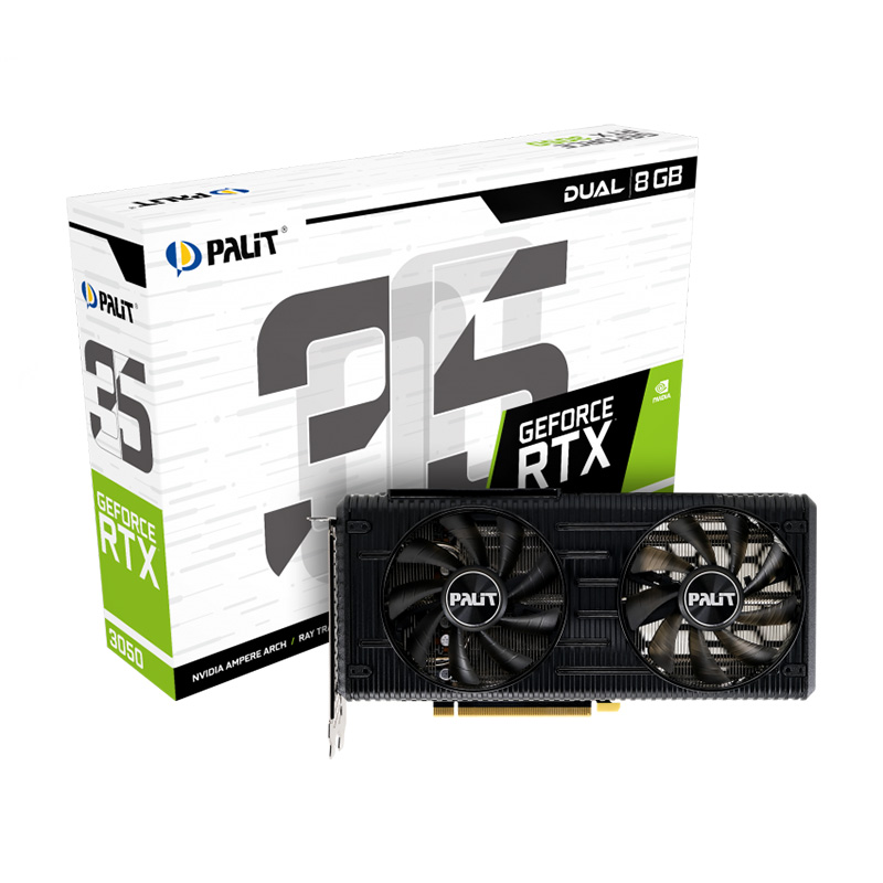 Palit GeForce RTX 3050 Dual | 8GB GDDR6