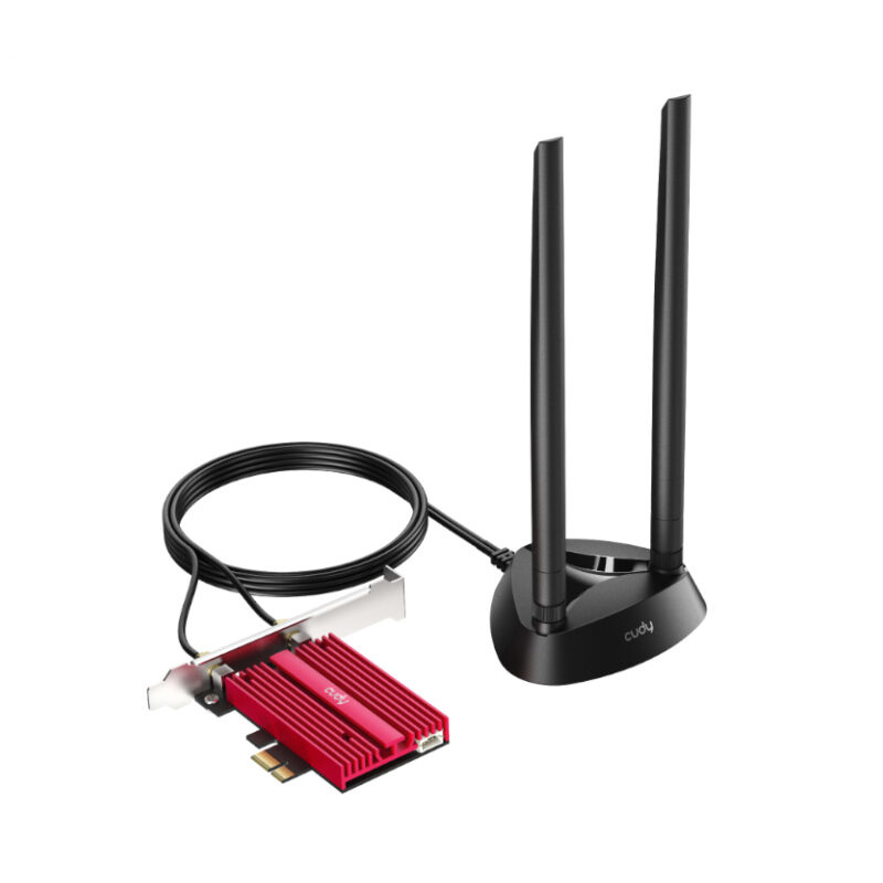 [NW-CU-WE4000] Cudy 3000Mbps PCI-E Adapter | WiFi 6 | Bluetooth 5.0