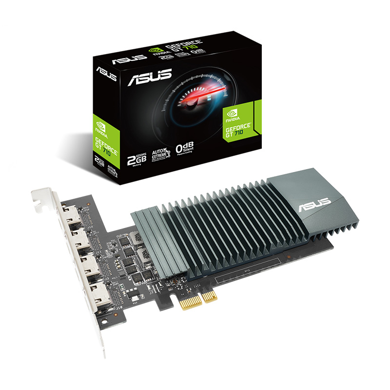 ASUS GeForce GT710 Silent | 2GB GDDR5 | 4x HDMI Ports