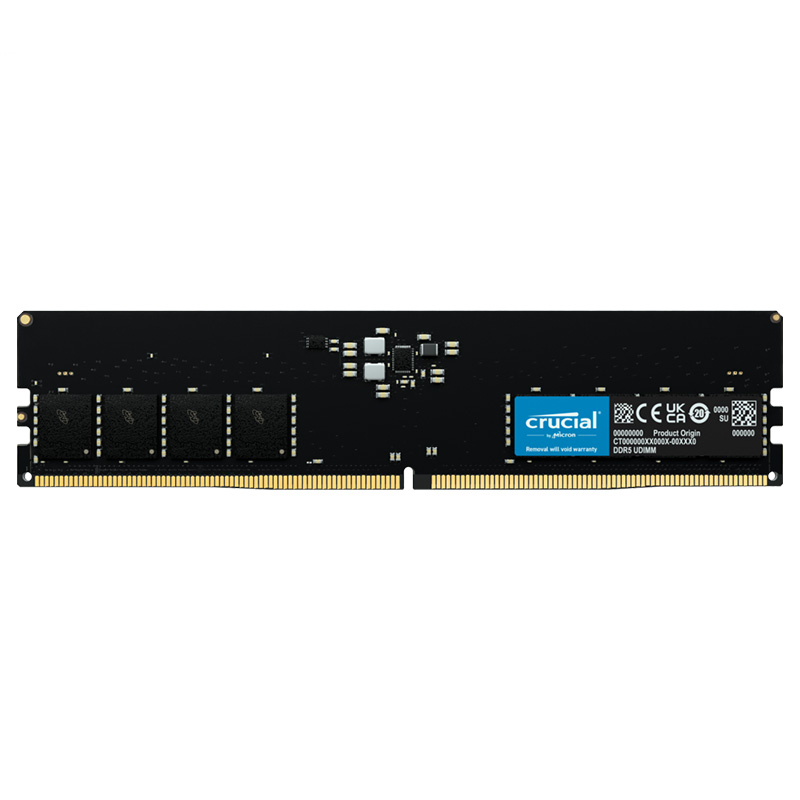 Crucial 32GB DDR5-4800 UDIMM Module | 1x32GB
