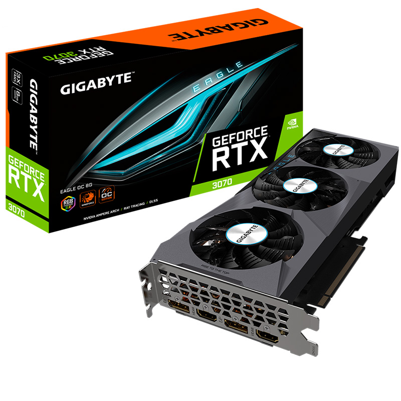 Gigabyte GeForce RTX3070 Eagle OC - 8GB GDDR6