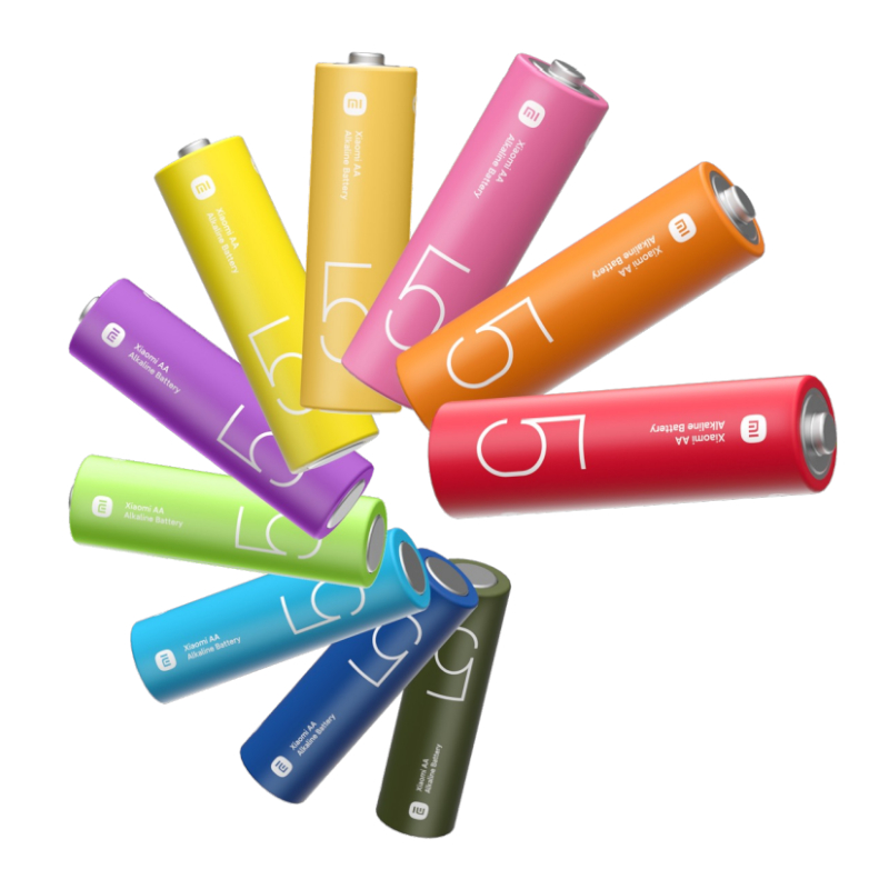 Xiaomi AA Rainbow Batteries | 10 Pack