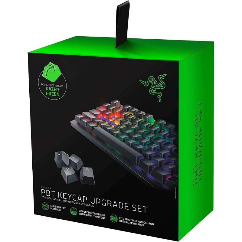 [KB-RZ-PBT-UPG-RG] Razer PBT Keycap Upgrade Set | Razer Green