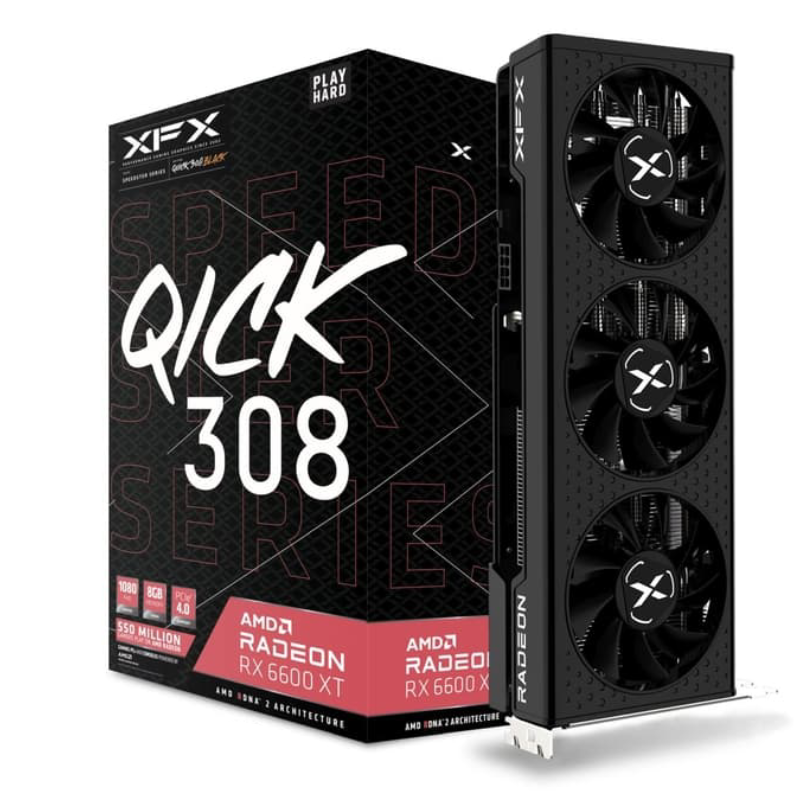 XFX Radeon RX6600 XT Speedster QICK | 8GB GDDR6