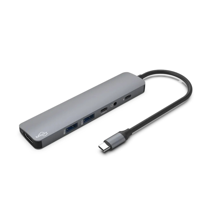 MOOV 6-in-1 Multiport Hub | Space Grey