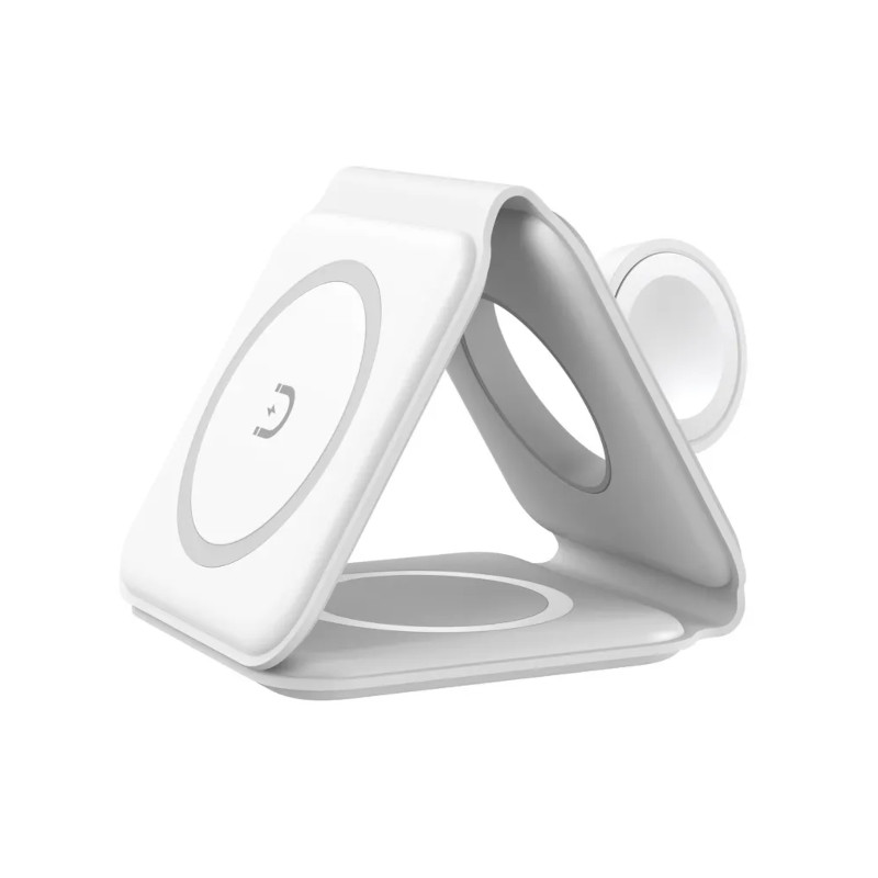 MOOV 3 in 1 Foldable Wireless Charger | White