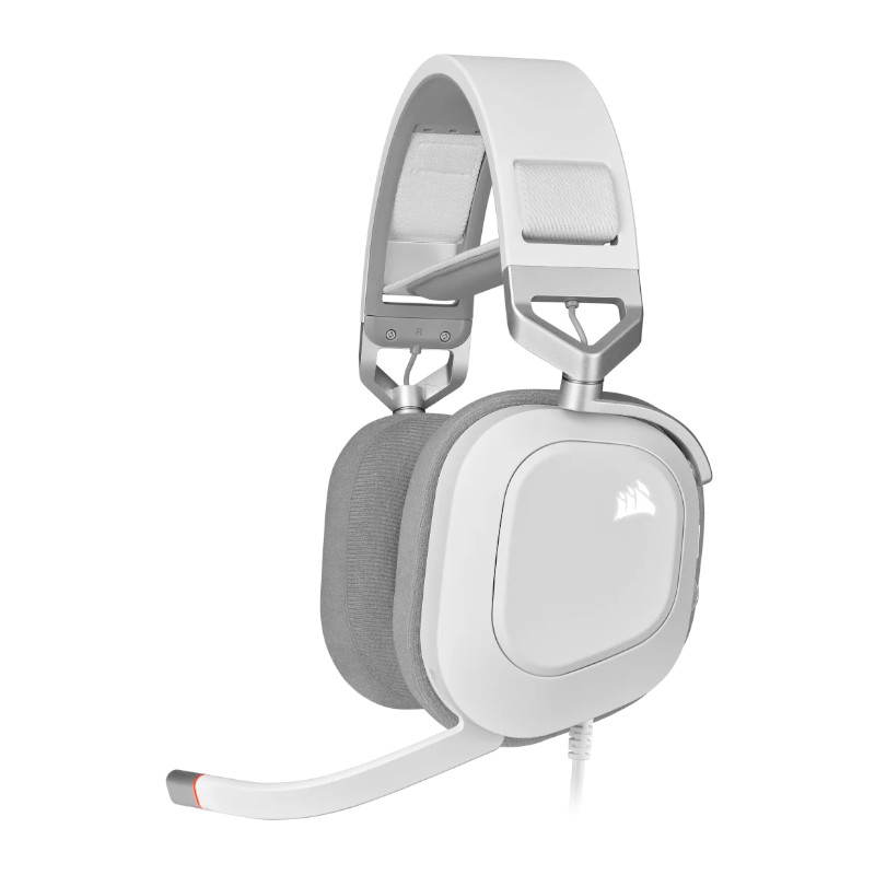 Corsair HS80 RGB | USB Premium Gaming Headset | White