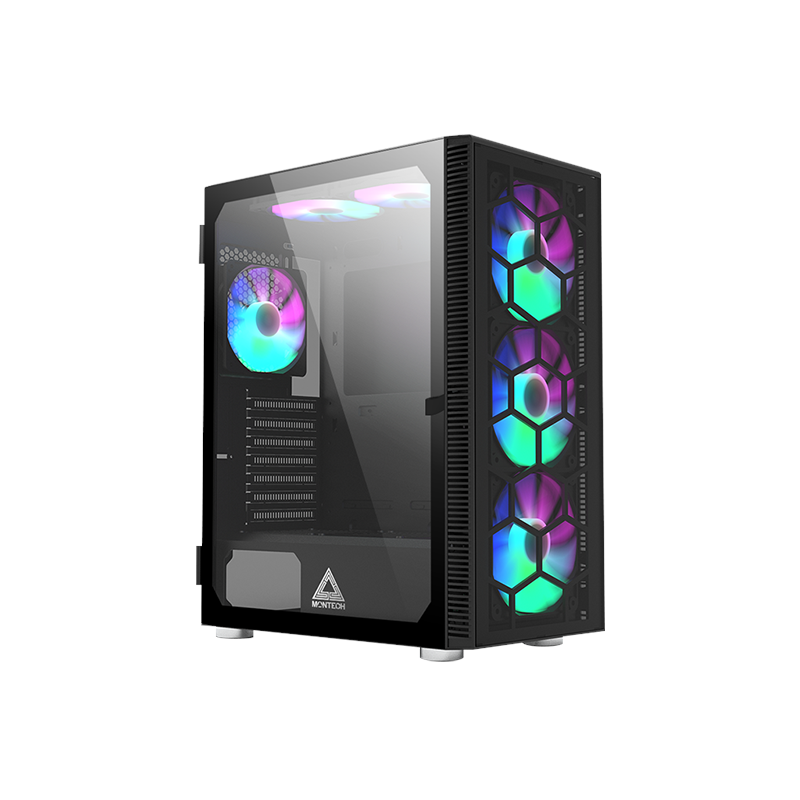 [CA-MT-X3-GLASS-BK] Montech X3 Glass | Black