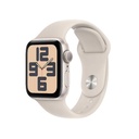 Apple Watch SE | 40mm Starlight Aluminum | Starlight Sport Band | S/M