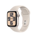 Apple Watch SE | 44mm Starlight Aluminum | Starlight Sport Band | M/L