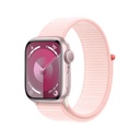 Apple Watch Series 9 | 41mm Pink Aluminum | Pink Sport Loop